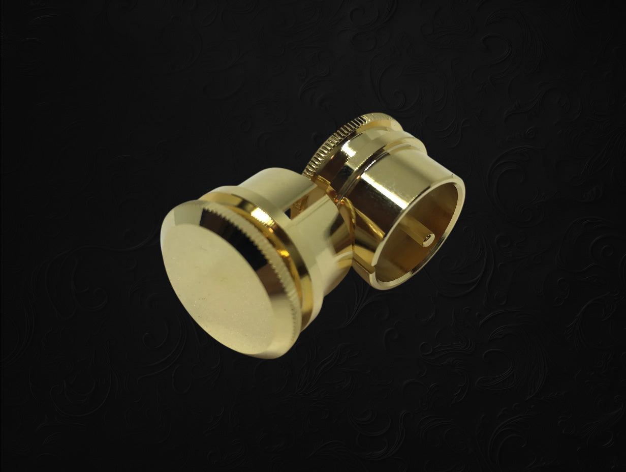 XLR Dust Cap – RFI/EMI Reduction – Gold Plated or Rhodium – Male