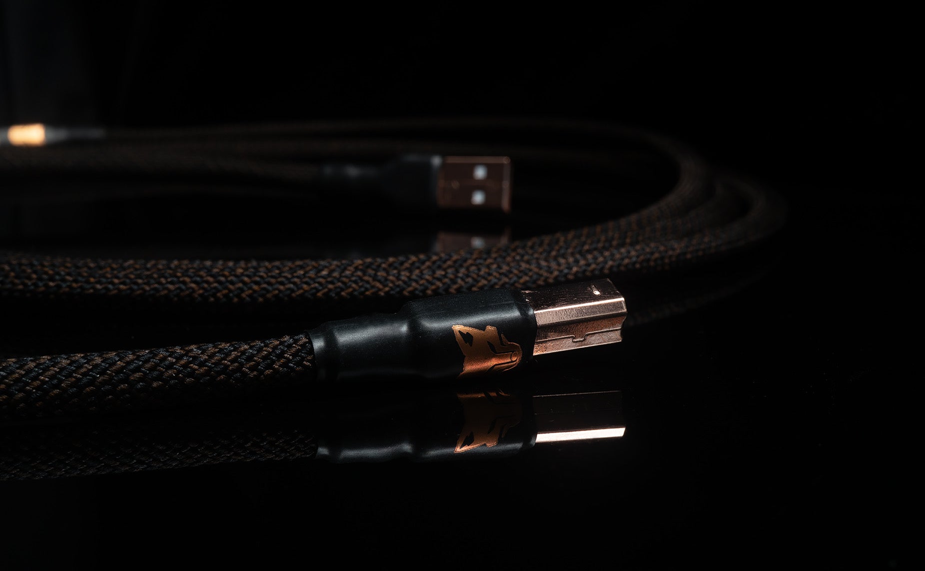 KTE (KitsuneCables) Premium USB Cable (Rose Gold, A - B)