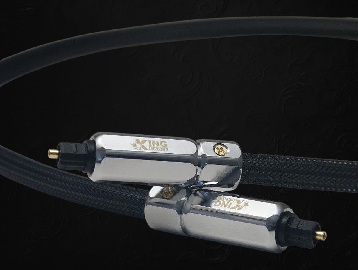 KingCable – Toslink – Optical Fiber cable 2Gbps – 1M length – 50times higher than SPDIF signal
