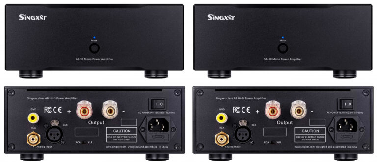 Singxer SA 90 Class AB Mono Power Amplifiers Kitsune HiFi HoloAudio USA