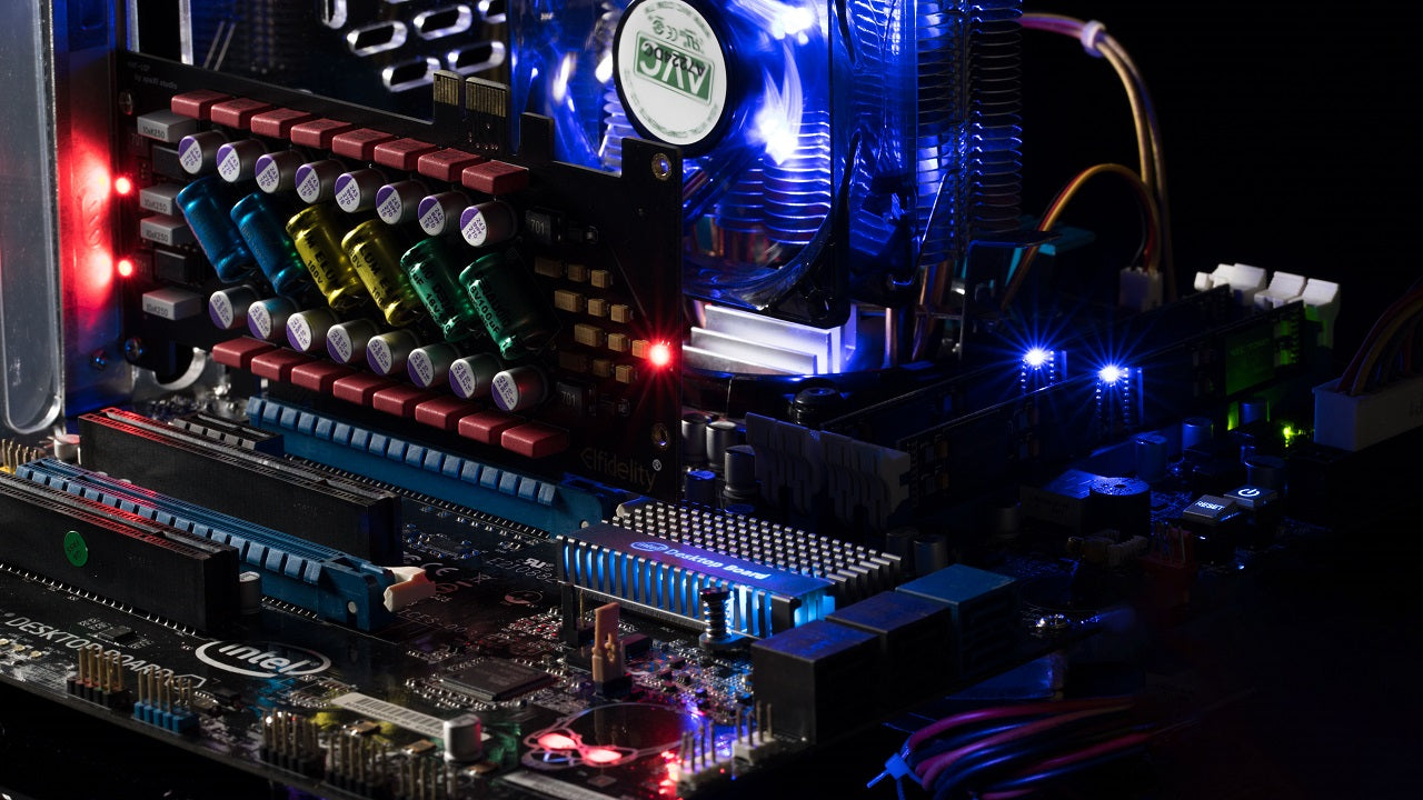 Elfidelity AXF-107 “Magician” PCI-E 1x / 16x [Rainbow Sugar Max] power purification HiFi PC audio – PC Filter card